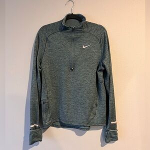 Nike Dri-FIT Slate Green Quarter-Zip Pullover